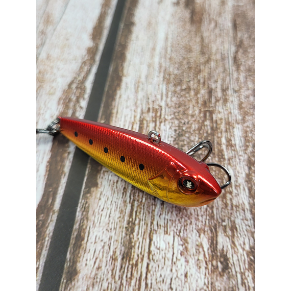 Зимний воблер Viking Fishing Outcast Vib 50mm 10.0g #02 Golden Brown (зимняя приманка для ловли со льда), Выберите цвет: Golden Brown, Размер/Вес: 50мм/10г, фото , изображение 6