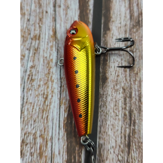 Зимний воблер Viking Fishing Outcast Vib 50mm 10.0g #02 Golden Brown (зимняя приманка для ловли со льда), Выберите цвет: Golden Brown, Размер/Вес: 50мм/10г, фото , изображение 7