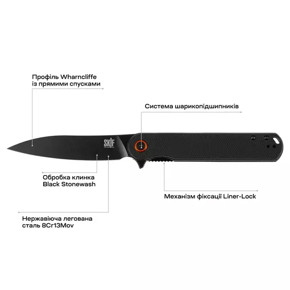 Ніж Skif Townee Jr BSW, к:black, фото , изображение 6