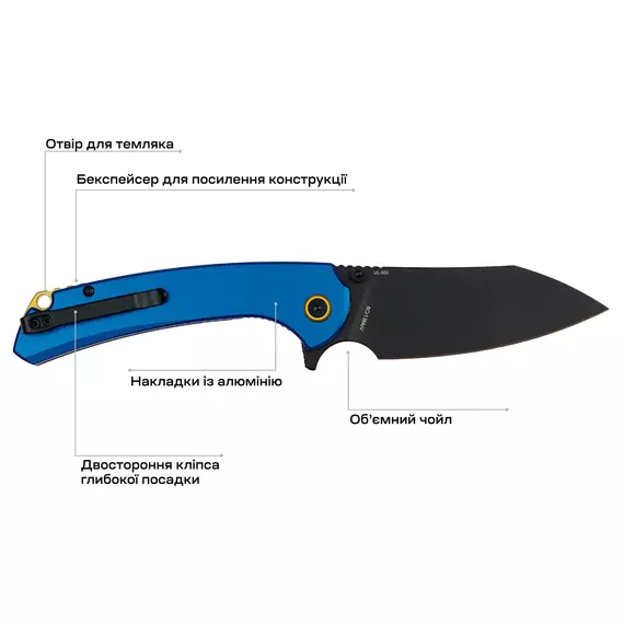 Ніж Skif Jock BSW, aluminium, к:blue, фото , изображение 3