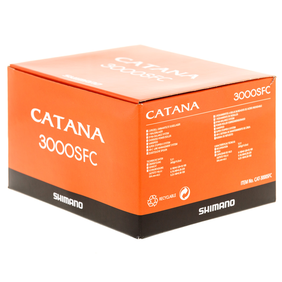 Катушка SHIMANO CATANA 3000S FC (CAT3000SFC), фото , изображение 4