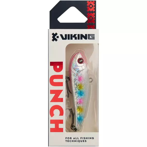 Воблер Viking Fishing Punch Vib 70mm 19g #24 White Legend, Размер/Вес: 70mm/19g, Цвет воблера: White Legend, фото , изображение 2