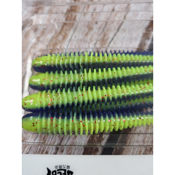 Силикон Keitech Swing Impact 3.5" (8 шт/уп),, цвет: ea#20 violet chart red fl, Длина силикона: 3.5" (8.9 см), Расцветка силикона: EA#20 Violet Chart Red Fl, фото , изображение 8