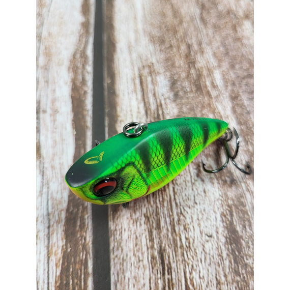 Воблер Savage Gear Fat Vibes 51S 51mm 11.0g Firetiger, Розмір/Вага: 51мм/11г, Колір воблера: Firetiger, фото , изображение 6