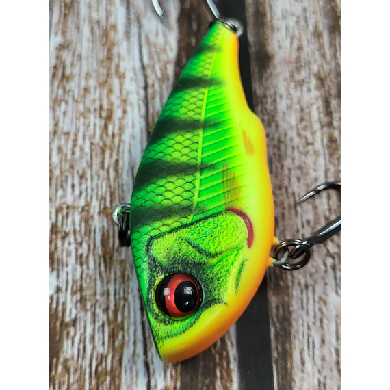 Воблер Savage Gear Fat Vibes 51S 51mm 11.0g Firetiger, Розмір/Вага: 51мм/11г, Колір воблера: Firetiger, фото , изображение 8