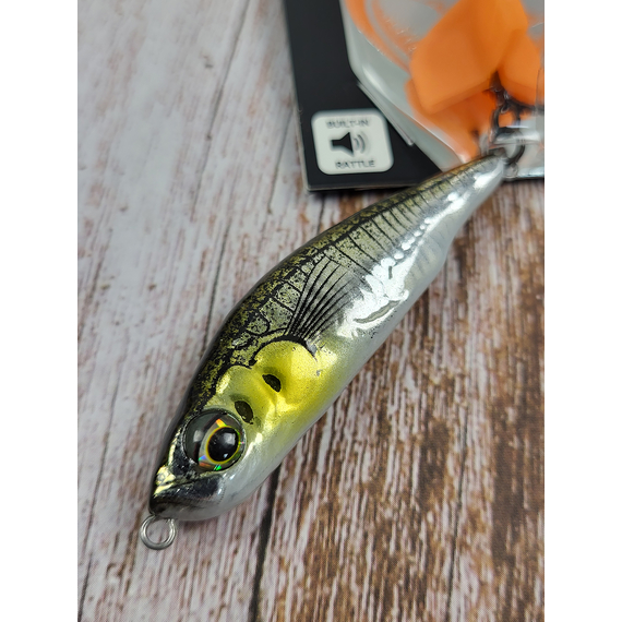 Воблер Savage Gear 3D Sticklebait Pencil 55S 55mm 7.0g Ayu Green Silver, Размер/Вес: 55мм/7г, Цвет воблера: Ayu Green Silver, фото , изображение 5