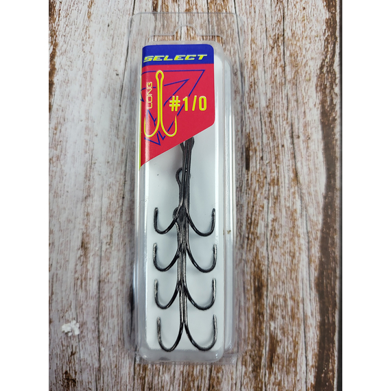 Двойник Select TWH-22L Twin Long #1/0 (4 шт/уп), Номер крючка, №: 1/0, Тип длины: Long/Довгий, фото , изображение 4