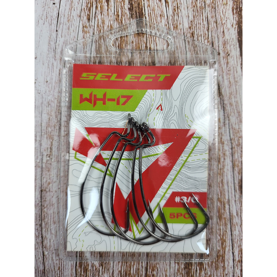 Крючок Select WH-17 #3/0 (5 шт/уп), Номер крючка, №: 3/0, фото , изображение 4