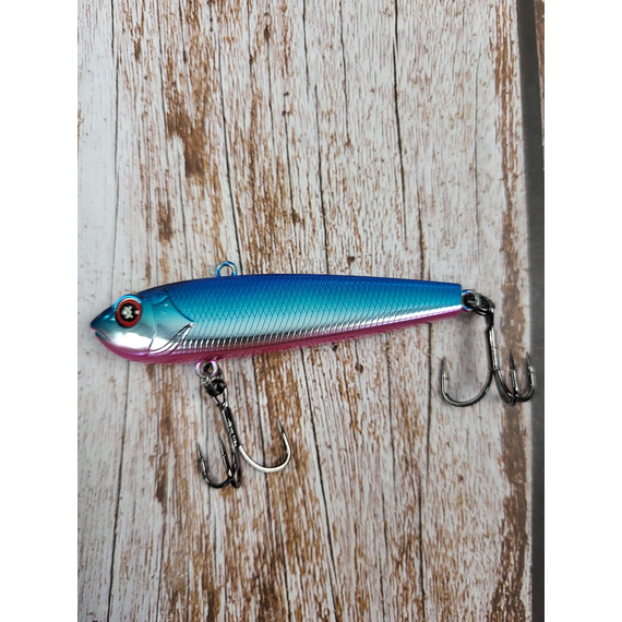 Зимний воблер Viking Fishing Outcast Vib HV 70мм 28g #05 Blue Back (зимняя приманка для ловли со льда), Выберите цвет: Blue Back, Размер/Вес: 70мм/28г, фото , изображение 4