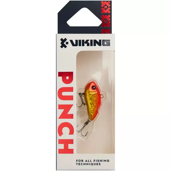 Воблер Viking Fishing Punch Vib 30mm 4g #25 Candle Flame, Размер/Вес: 30mm/4g, Цвет воблера: Candle Flame, фото , изображение 2