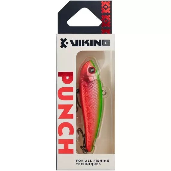 Воблер Viking Fishing Punch Vib 70mm 19g #27 Scarlet King, Розмір/Вага: 70mm/19g, Колір воблера: Scarlet King, фото , изображение 2