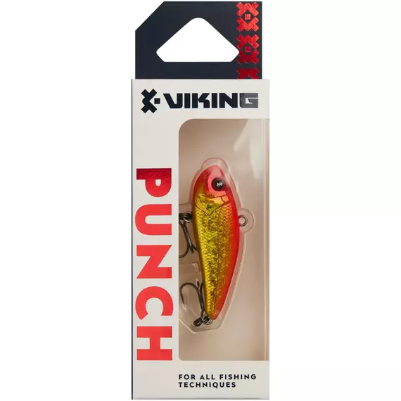 Воблер Viking Fishing Punch Vib 50mm 12g #25 Candle Flame, Размер/Вес: 50mm/12g, Цвет воблера: Candle Flame, фото , изображение 2