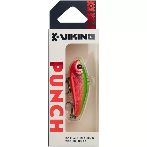 Воблер Viking Fishing Punch Vib 50mm 12g #27 Scarlet King, Размер/Вес: 50mm/12g, Цвет воблера: Scarlet King, фото , изображение 2