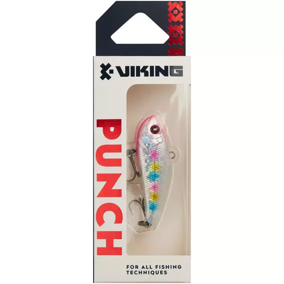 Воблер Viking Fishing Punch Vib 50mm 12g #24 White Legend, Розмір/Вага: 50mm/12g, Колір воблера: White Legend, фото , изображение 2