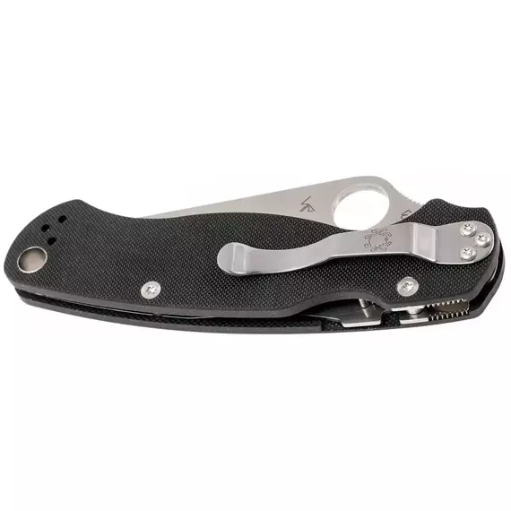 Ніж Spyderco Para Military 2 Left Handed, CPM S45VN, G10 к:black, фото , изображение 4