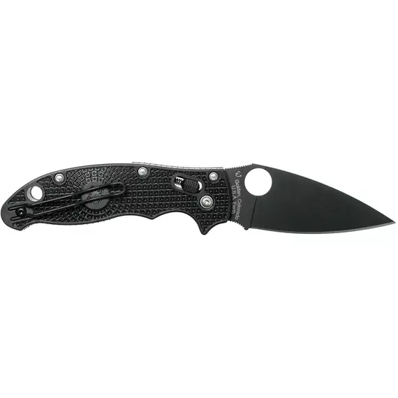 Ніж Spyderco Manix 2 Black Blade, CTS BD1N, FRCP к:black, фото , изображение 3