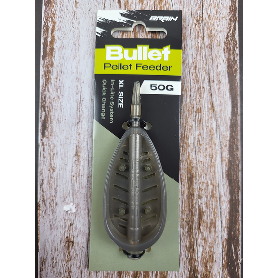 Кормушка Brain Bullet Pellet Feeder XL 50g, Вес кормушки: 50 гр, Тип кормушки: Pellet, фото , изображение 4