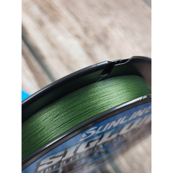 Шнур Sunline Siglon PE х4 150m (темн-зел.) #0.6/0.132mm 10lb/4.5kg, Діаметр: #0.6/0.132mm, Розмотування: 150m, Колір: темно-зеленый, фото , изображение 6