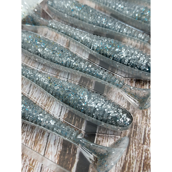 Силикон Keitech Swing Impact FAT 2.8" (8 шт/упак), цвет:431 silver shiner, Длина силикона: 2.8" (7.1 см), Расцветка силикона: 431 Silver Shiner, фото , изображение 7
