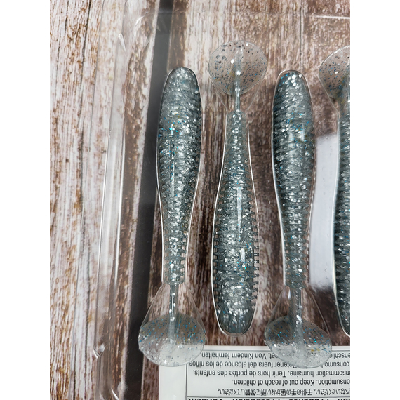 Силикон Keitech Swing Impact FAT 2.8" (8 шт/упак), цвет:431 silver shiner, Длина силикона: 2.8" (7.1 см), Расцветка силикона: 431 Silver Shiner, фото , изображение 8