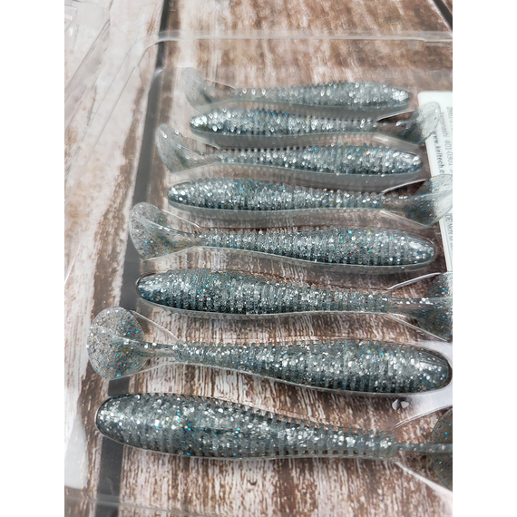 Силикон Keitech Swing Impact FAT 2.8" (8 шт/упак), цвет:431 silver shiner, Длина силикона: 2.8" (7.1 см), Расцветка силикона: 431 Silver Shiner, фото , изображение 9