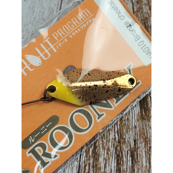 Блешня Nories Masukurouto Rooney 2.8g UA10 Bronze Cheetah, Вага блешні: 2.8г, Колір блешні: UA10, фото , изображение 6