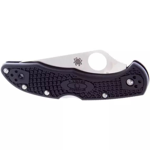 Ніж Spyderco Delica 4, VG-10, FRN, напівсерейтор к:black, фото , изображение 3