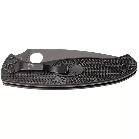 Ніж Spyderco Resilience Black Blade, 8Cr13MoV, FRN к:black, фото , изображение 3