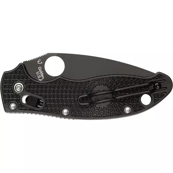 Ніж Spyderco Manix 2 Black Blade, CTS BD1N, FRCP к:black, фото , изображение 4