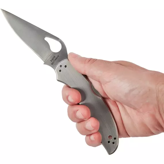 Ніж Spyderco Byrd Harrier 2, 8Cr13MoV, SS к:grey, фото 