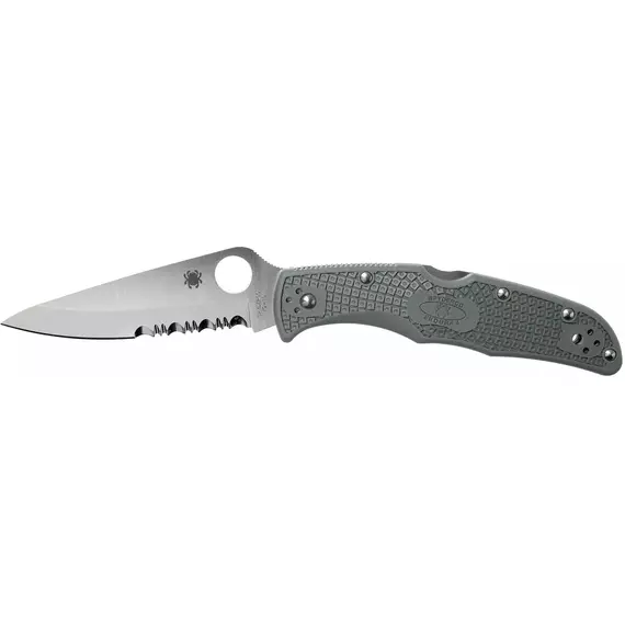 Ніж Spyderco Endura 4, VG-10, FRN, напівсерейтор, к:foliage green, фото , изображение 2