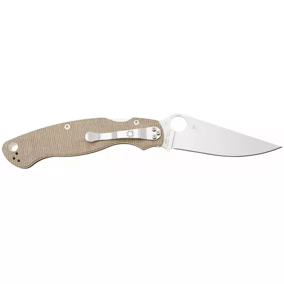 Ніж Spyderco Military 2, Micarta к:brown, фото , изображение 2