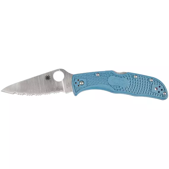 Ніж Spyderco Endela, K390, FRN, серейтор к:blue, фото , изображение 2