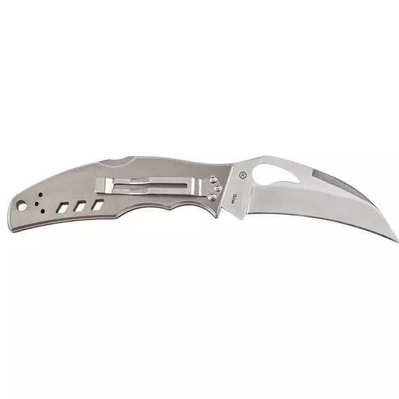 Ніж Spyderco Byrd Crossbill, 8Cr13MoV, Stainless Steel к:gray, фото , изображение 3