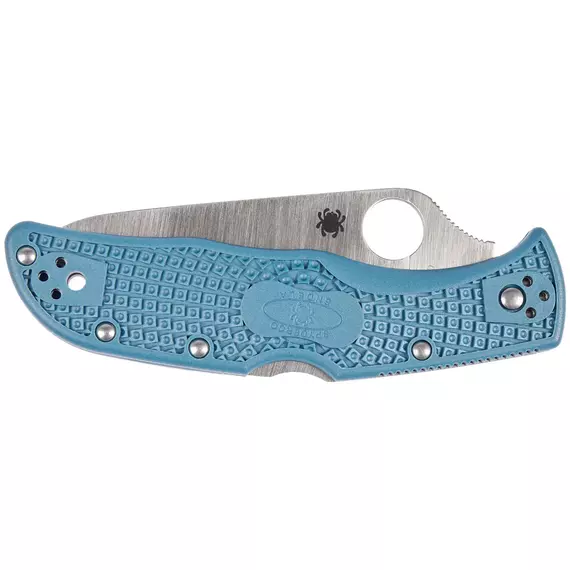 Ніж Spyderco Endela, K390, FRN, серейтор к:blue, фото , изображение 5