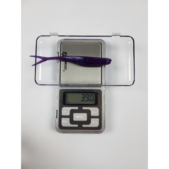 Силикон Select Victim V-Tail 4" #800 (5 шт/уп), Длина силикона: 4.0" (10.16 см), Расцветка силикона: 800, фото , изображение 2