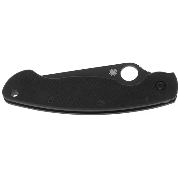 Ніж Spyderco Military Black Blade к:чорний, фото , изображение 2