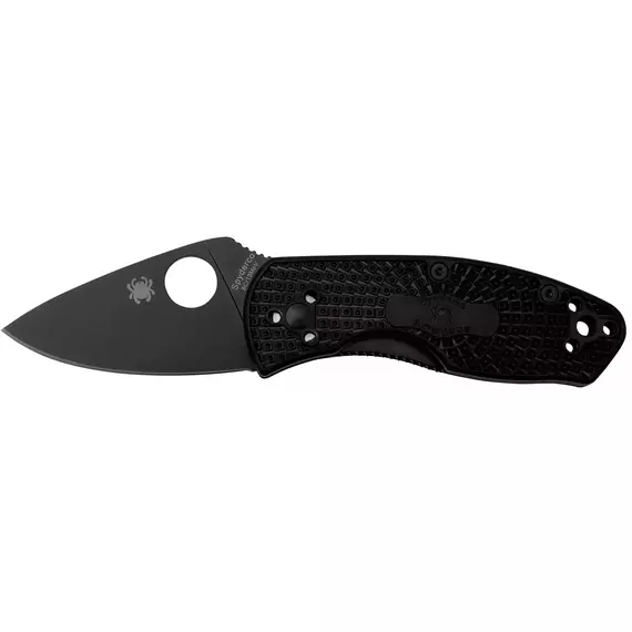 Ніж Spyderco Ambitious Lightweight Black Blade, 8Cr13MoV, FRN к:black, фото 
