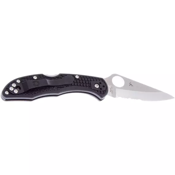 Ніж Spyderco Delica 4, VG-10, FRN, напівсерейтор к:black, фото , изображение 2