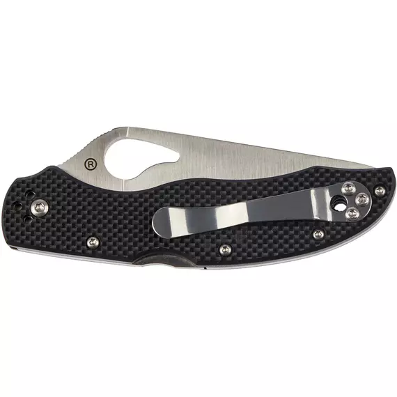 Ніж Spyderco Byrd Harrier 2, 8Cr13MoV, G-10, напівсерейтор к:black, фото , изображение 4