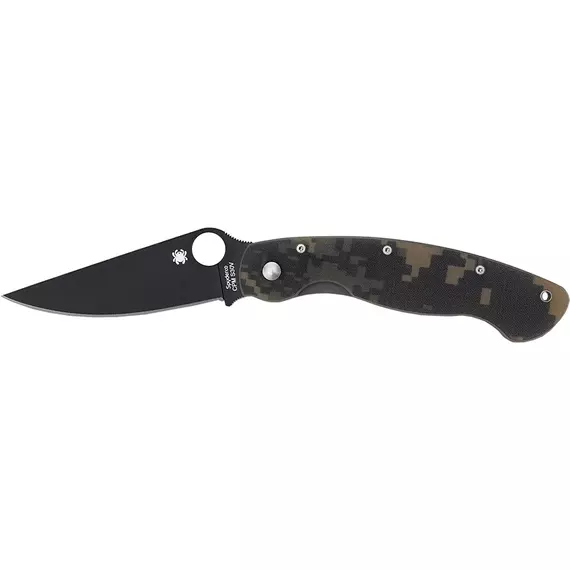 Ніж Spyderco Military Black Blade, к:camo, фото 