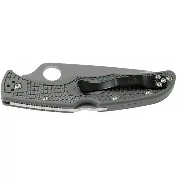 Ніж Spyderco Endura 4, VG-10, FRN, напівсерейтор, к:foliage green, фото , изображение 4