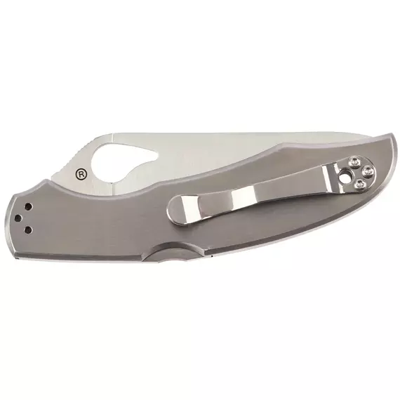 Ніж Spyderco Byrd Cara Cara 2, 8Cr13MoV, Stainless Steel к:gray, фото , изображение 5