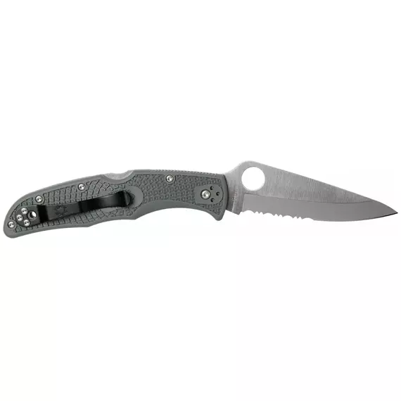 Ніж Spyderco Endura 4, VG-10, FRN, напівсерейтор, к:foliage green, фото , изображение 3