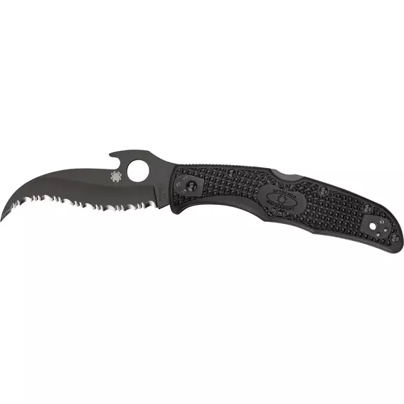 Ніж Spyderco Matriarch 2 Black Blade Emerson Opener VG-10, FRN к:black, фото 