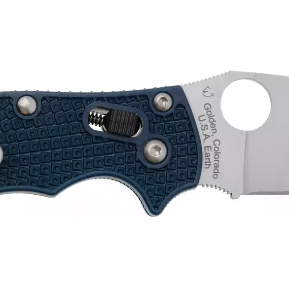 Ніж Spyderco Manix 2, CPM S110V, FRCP к:dark blue, фото , изображение 3
