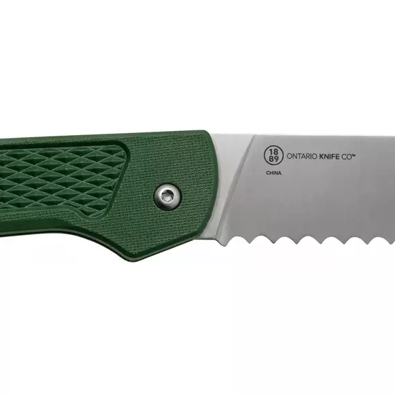 Ніж Ontario Knife Camp Plus Bread к:green, фото , изображение 3