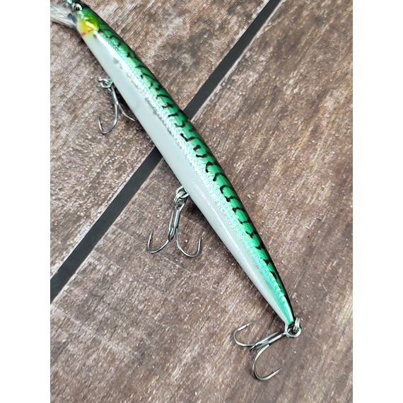 Воблер Savage Gear Sandeel Jerk Minnow F 175mm 25.0 g Green mackerel PHP, Размер/Вес: 175мм/25г, Цвет воблера: Green Mackerel PHP, фото , изображение 7