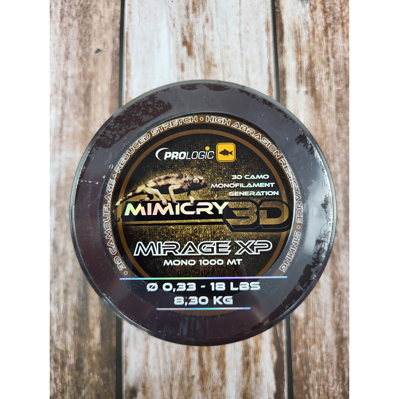 Жилка Prologic Mimicry Mirage XP 1000m (Camo) 0.33mm 18lb/8.3kg, Диаметр: 0.33mm, Размотка: 1000m, фото , изображение 2