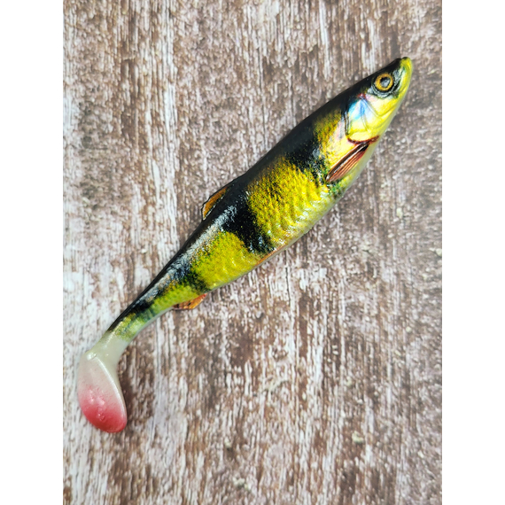 Силикон Savage Gear LB 4D Herring Shad 90mm 5.0g Perch (поштучно), Длина силикона: 90mm, Расцветка силикона: Perch, фото , изображение 2